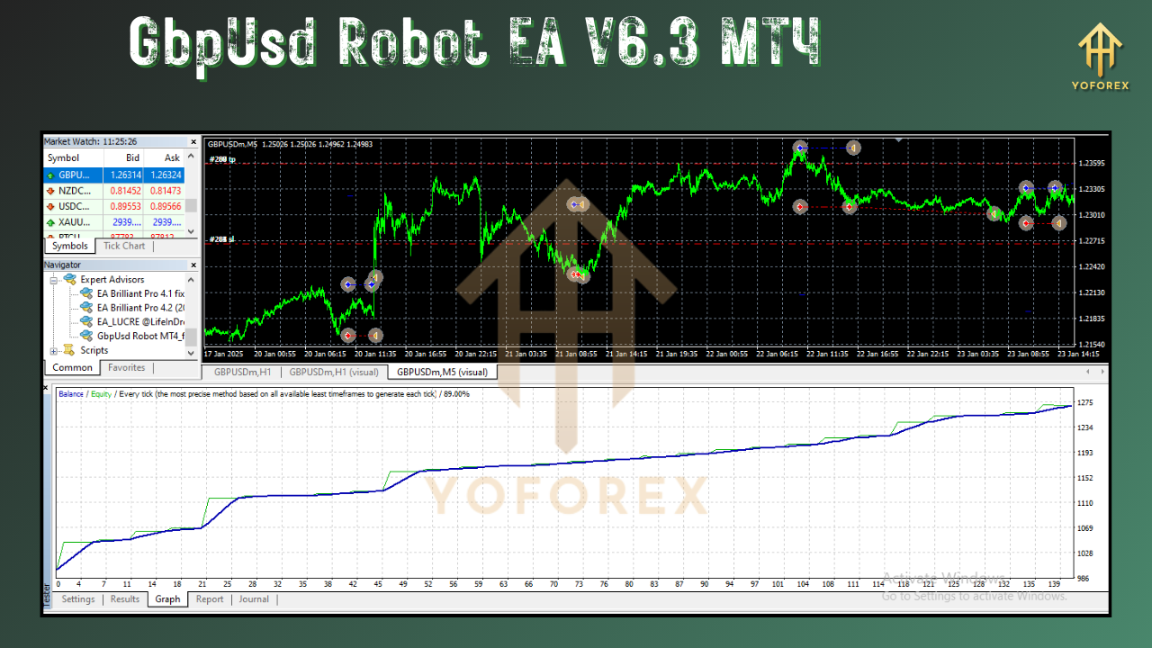 GbpUsd Robot EA V6.3