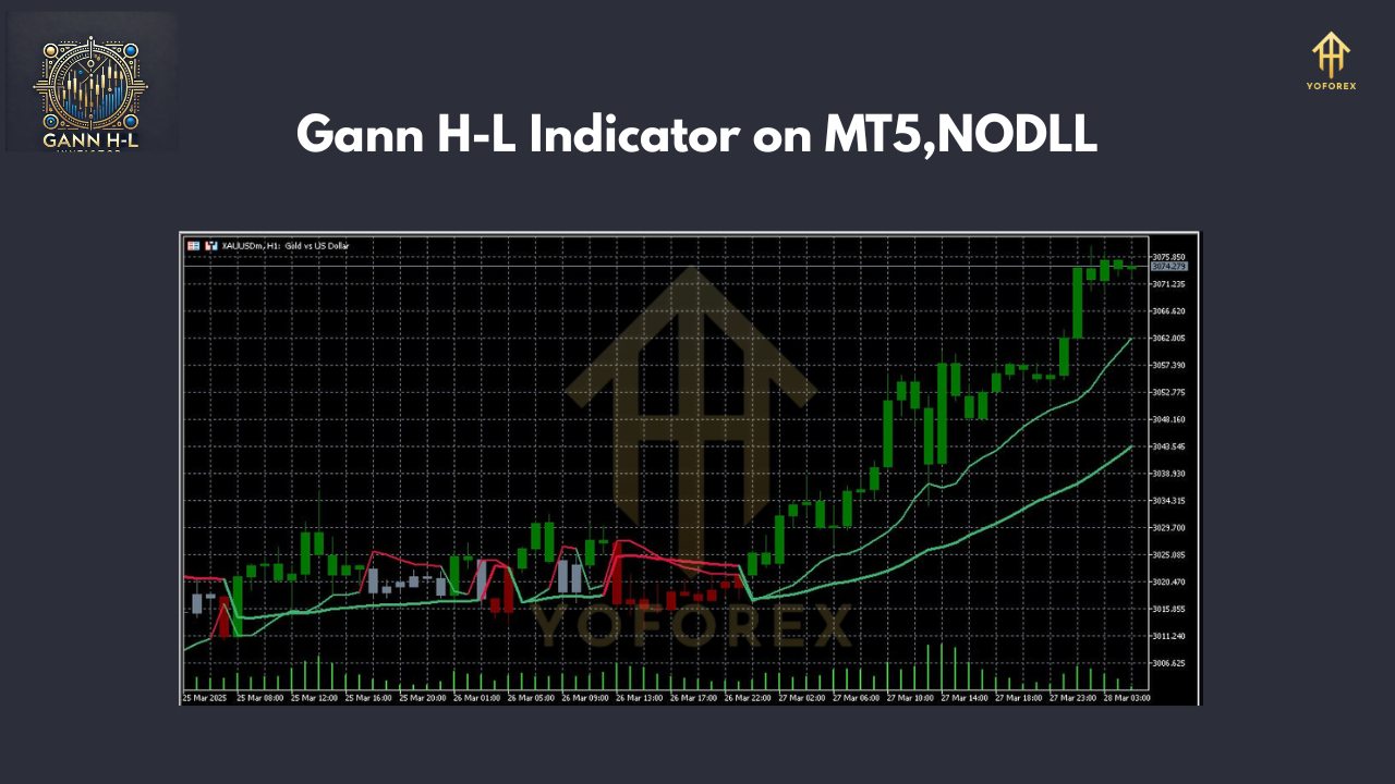 Gann H-L Indicator on MT5