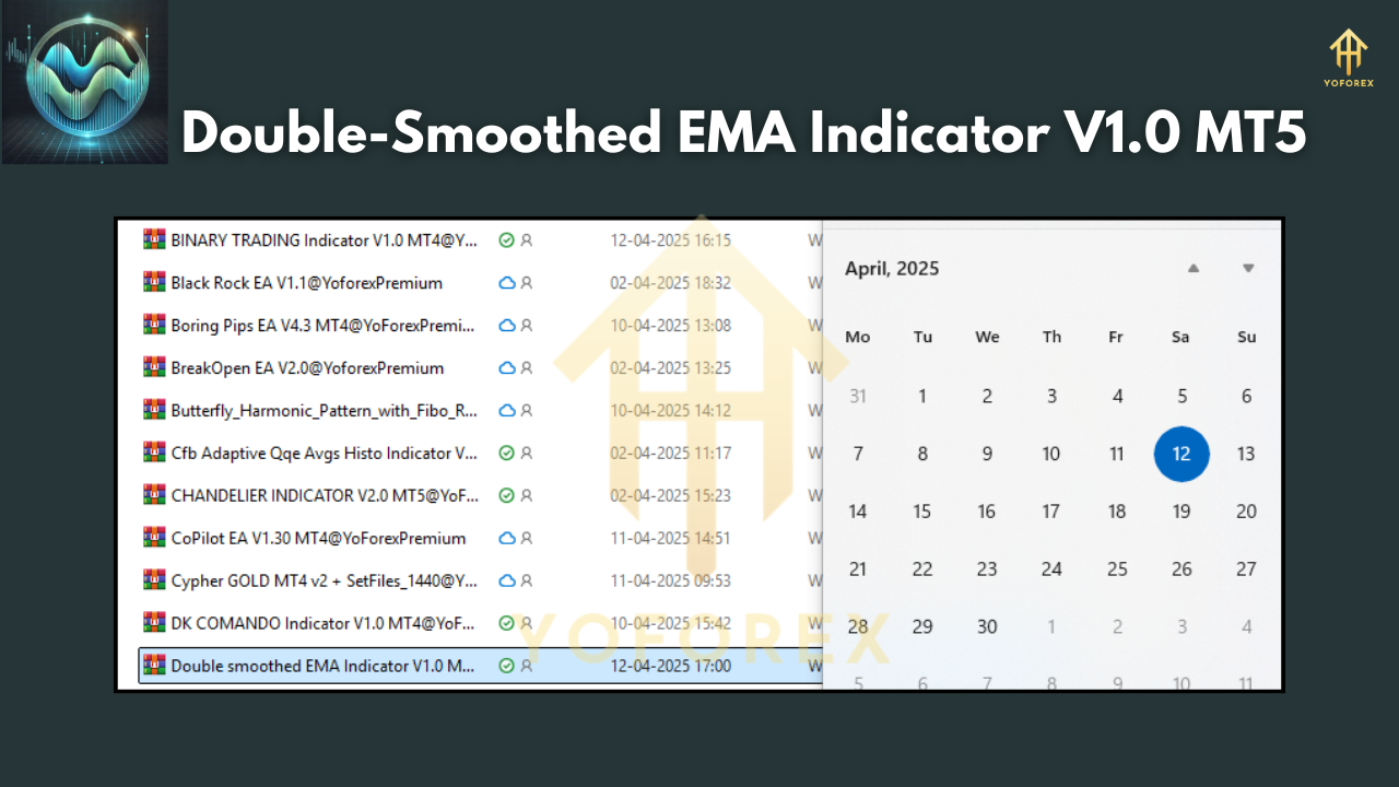 Double-Smoothed EMA Indicator V1.0 MT5